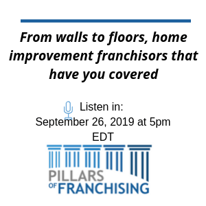From walls to floors, home improvement franchisors that have you covered.